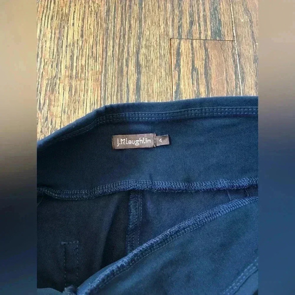 J. McLaughlin Women’s 4 Navy Blue Jeggings w/Pockets - EUC! - Picture 4 of 11